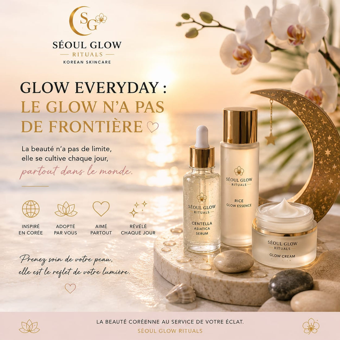 blog qui parle du glow everyday le glow n'a pas de frontieres k-beauty soins coréens par seoul glow rituals