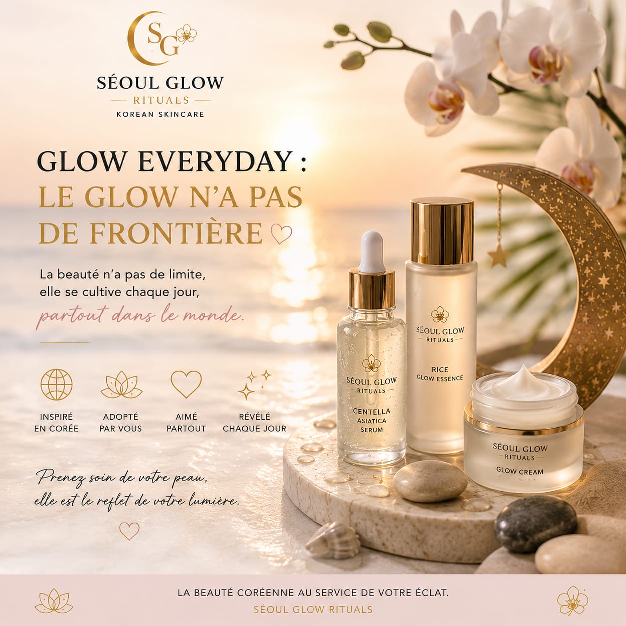 blog qui parle du glow everyday le glow n'a pas de frontieres k-beauty soins coréens par seoul glow rituals