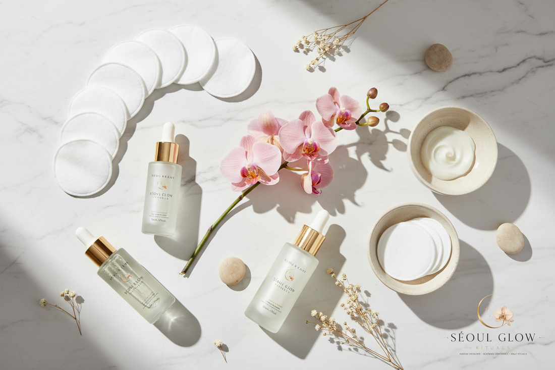 Pads skincare coréenne hydratants exfoliants apaisants K-Beauty - Séoul Glow Rituals
