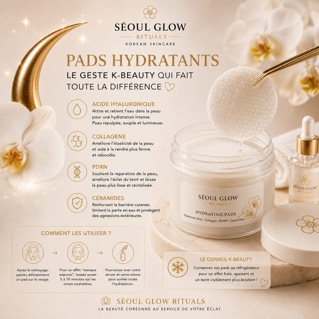 le geste k-beauty qui fait toute la différence les pads hydratants pour les soins du visage coréens par seoul glow rituals