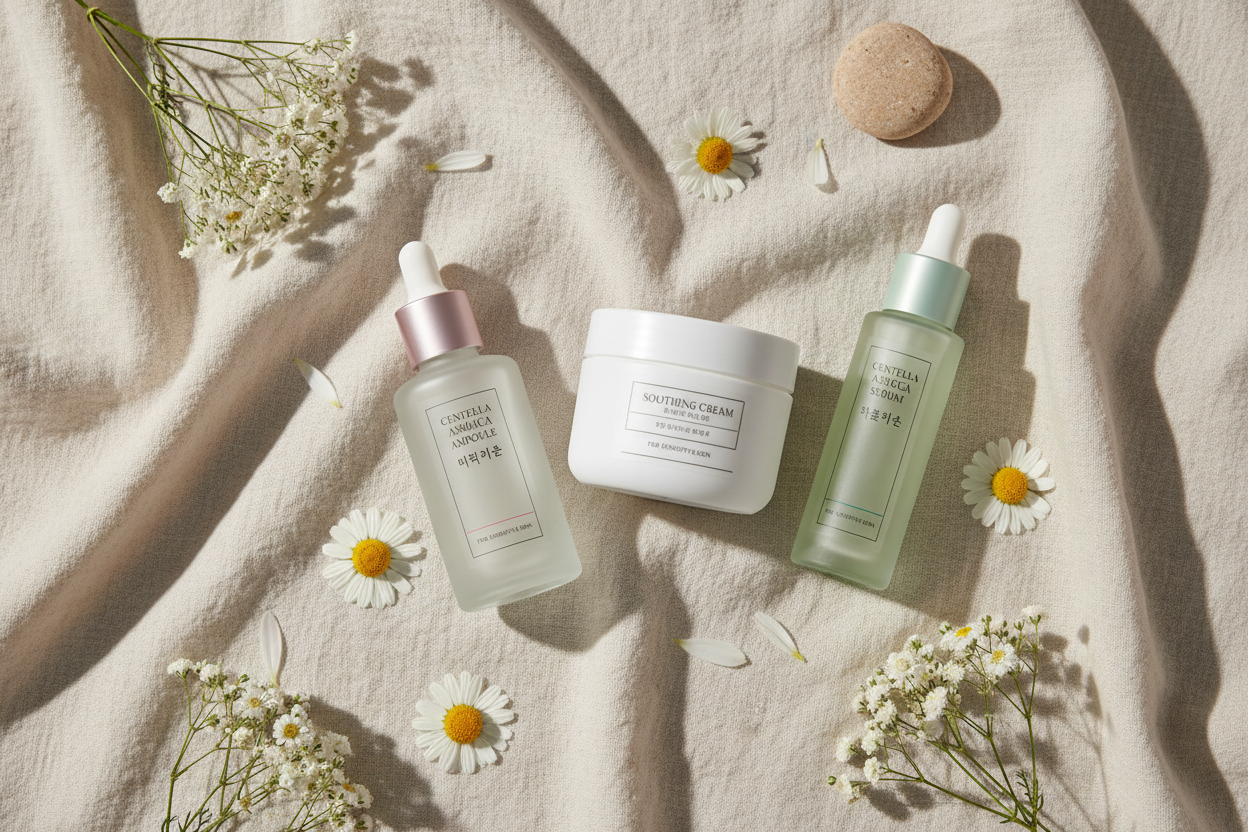 soins de la peau coréens choisis pour les peaux sensibles et apaisement k-beauty avec seoul glow rituals