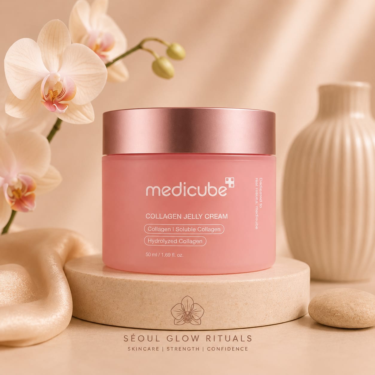 Medicube Collagen Jelly Cream - Collagène soluble et hydrolysé - Seoul Glow Ritual