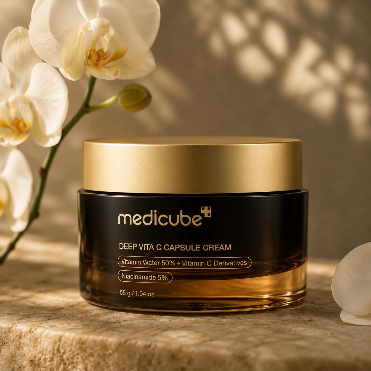 Medicube Deep Vita C Capsule Cream 55g - Vitamine C et Niacinamide 5% - Seoul Glow Rituals"