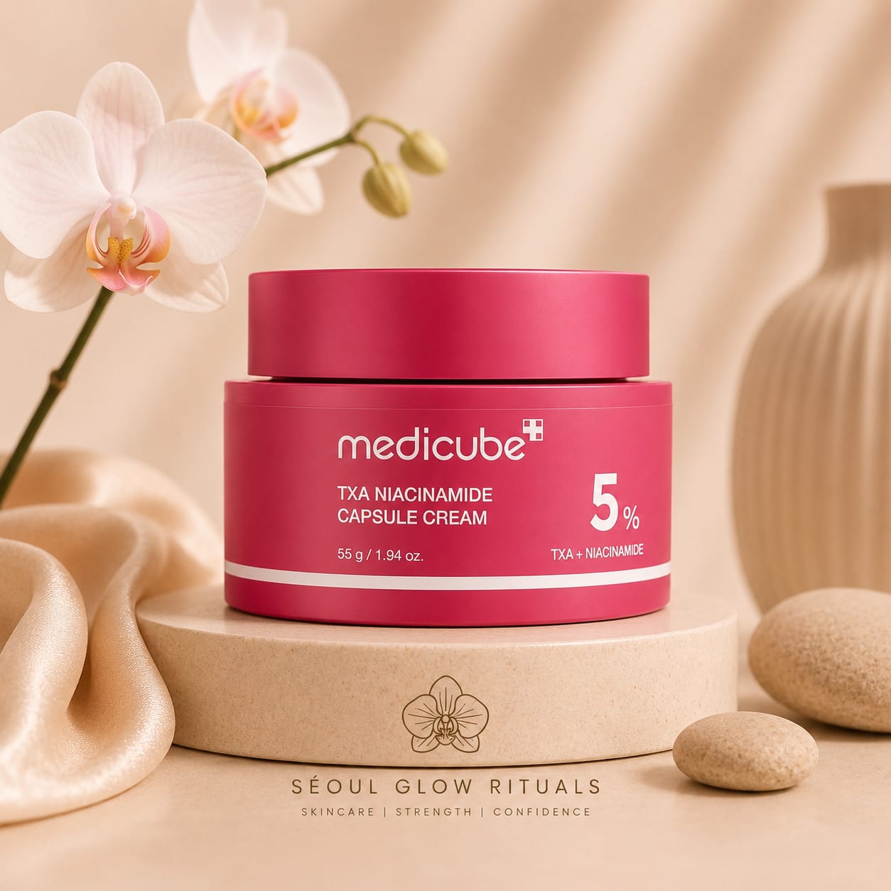Medicube TXA Niacinamide Capsule Cream - Éclat et uniformité - Seoul Glow Rituals